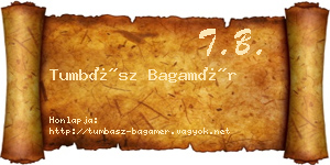 Tumbász Bagamér névjegykártya
